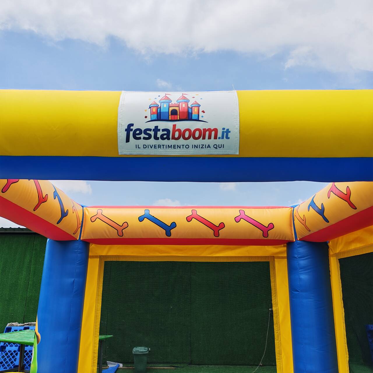 Castello Gonfiabile con Scivolo per Feste e Compleanni