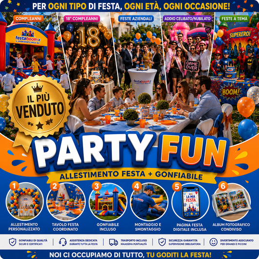 🎯 Party Fun - La combinazione perfetta tra allestimento e divertimento - IL PIÙ VENDUTO -